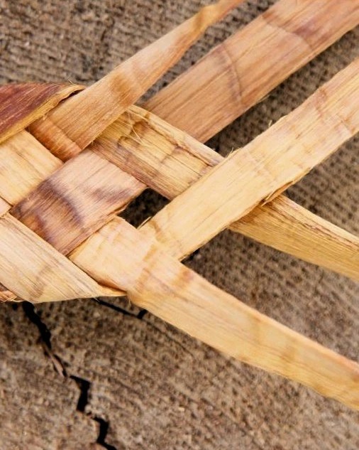 Braided cedar strips, illustrative of CIFAL Victoria's second pillar of decolonization and Indigenous knowledges.